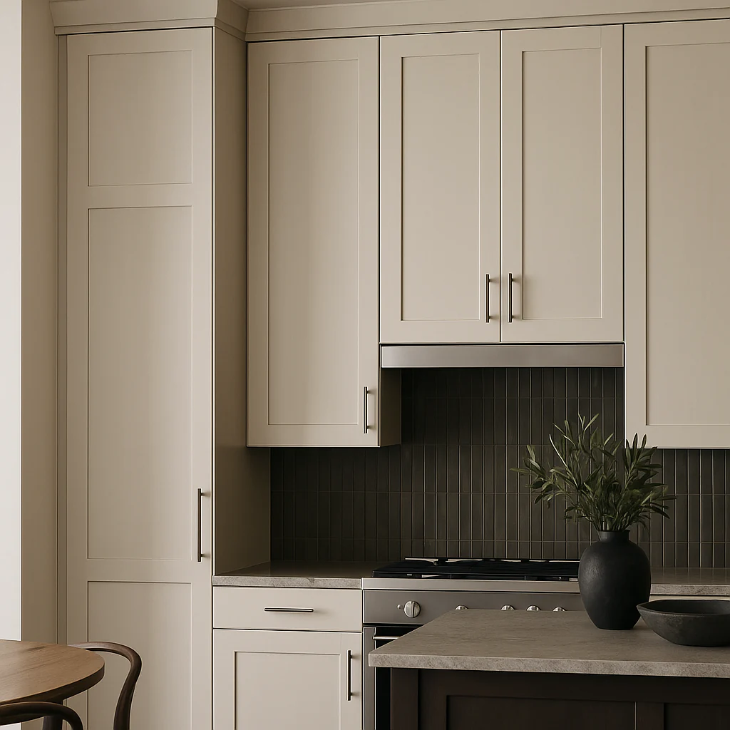 Hampton Bay Avondale 12x42 Shaker Wall Kitchen Cabinet in Antique White - Image 2