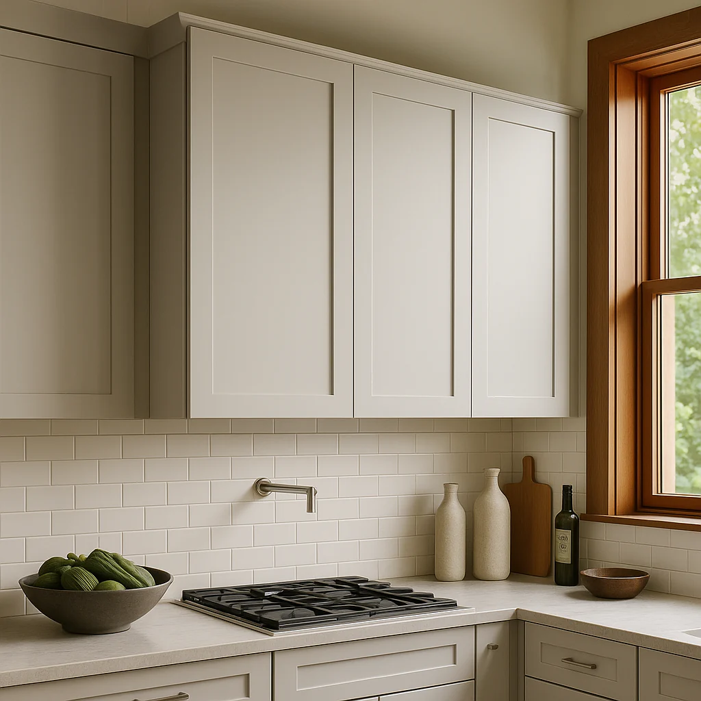 Hampton Bay Avondale 18 in. Dove Gray Shaker Wall Kitchen Cabinet - Image 4