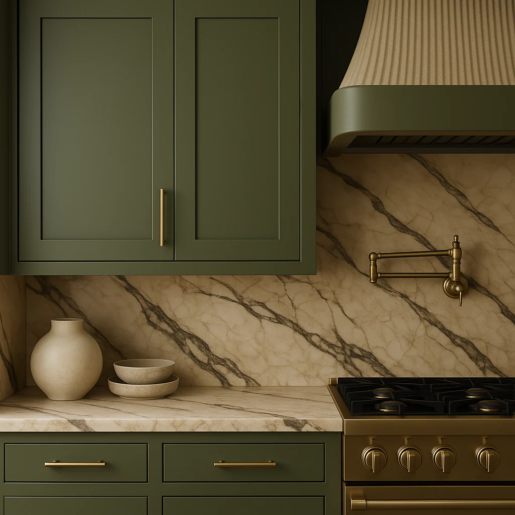 Hampton Bay Avondale 18 in. W x 12 in. D x 30 in. H Ready-to-Assemble Plywood Shaker Wall Kitchen Cabinet in Fern Green - Image 3