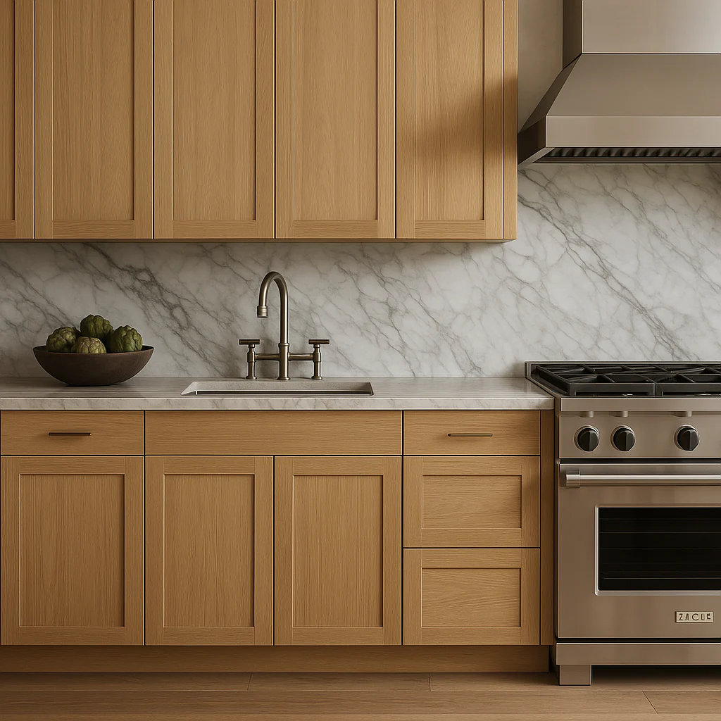 Hampton Bay Avondale 18-inch White Oak Shaker Base Kitchen Cabinet - Image 3