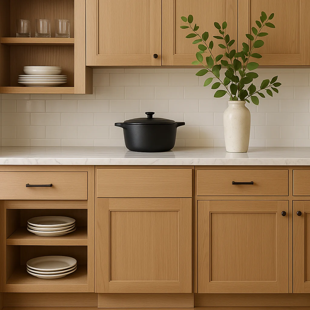 Hampton Bay Avondale 18-inch White Oak Shaker Base Kitchen Cabinet - Image 4