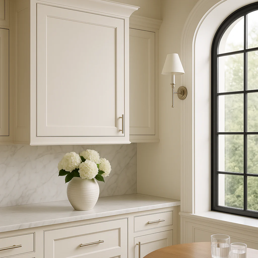 Hampton Bay Avondale 21 in. Shaker Wall Kitchen Cabinet in Antique White - Image 3