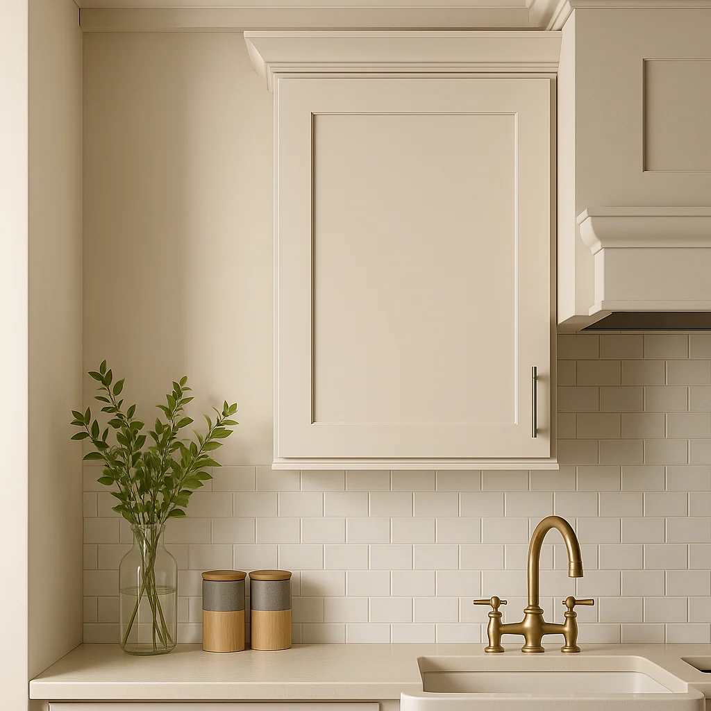 Hampton Bay Avondale 21 in. Shaker Wall Kitchen Cabinet in Antique White - Image 4