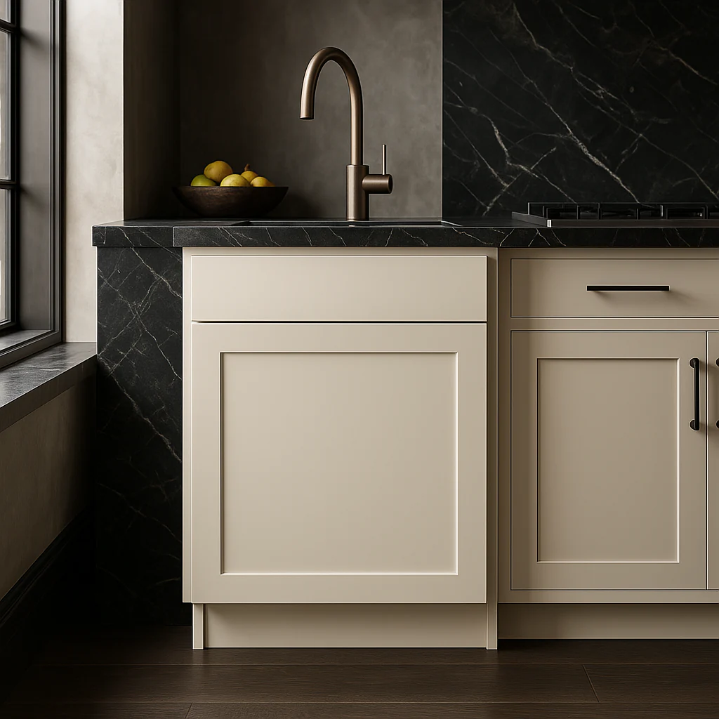 Hampton Bay Avondale 21-inch Shaker Base Kitchen Cabinet in Antique White - Image 2