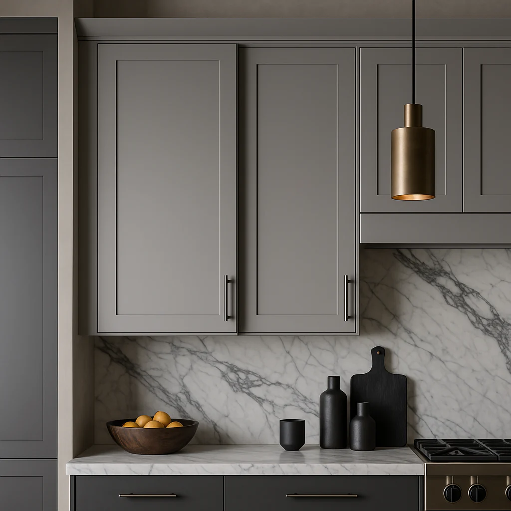 Hampton Bay Avondale 24" Dove Gray Shaker Wall Kitchen Cabinet - Image 2