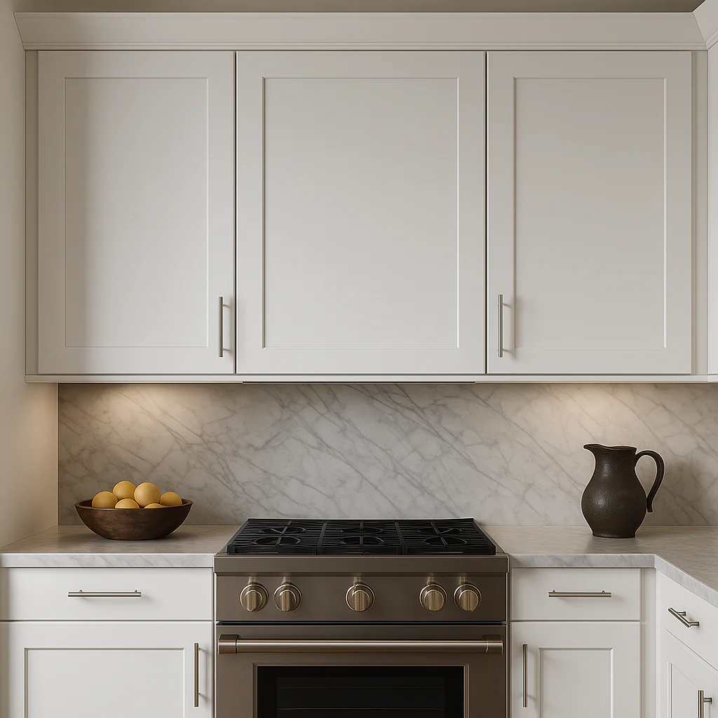 Hampton Bay Avondale 24 in. Alpine White Shaker Wall Kitchen Cabinet - Image 3