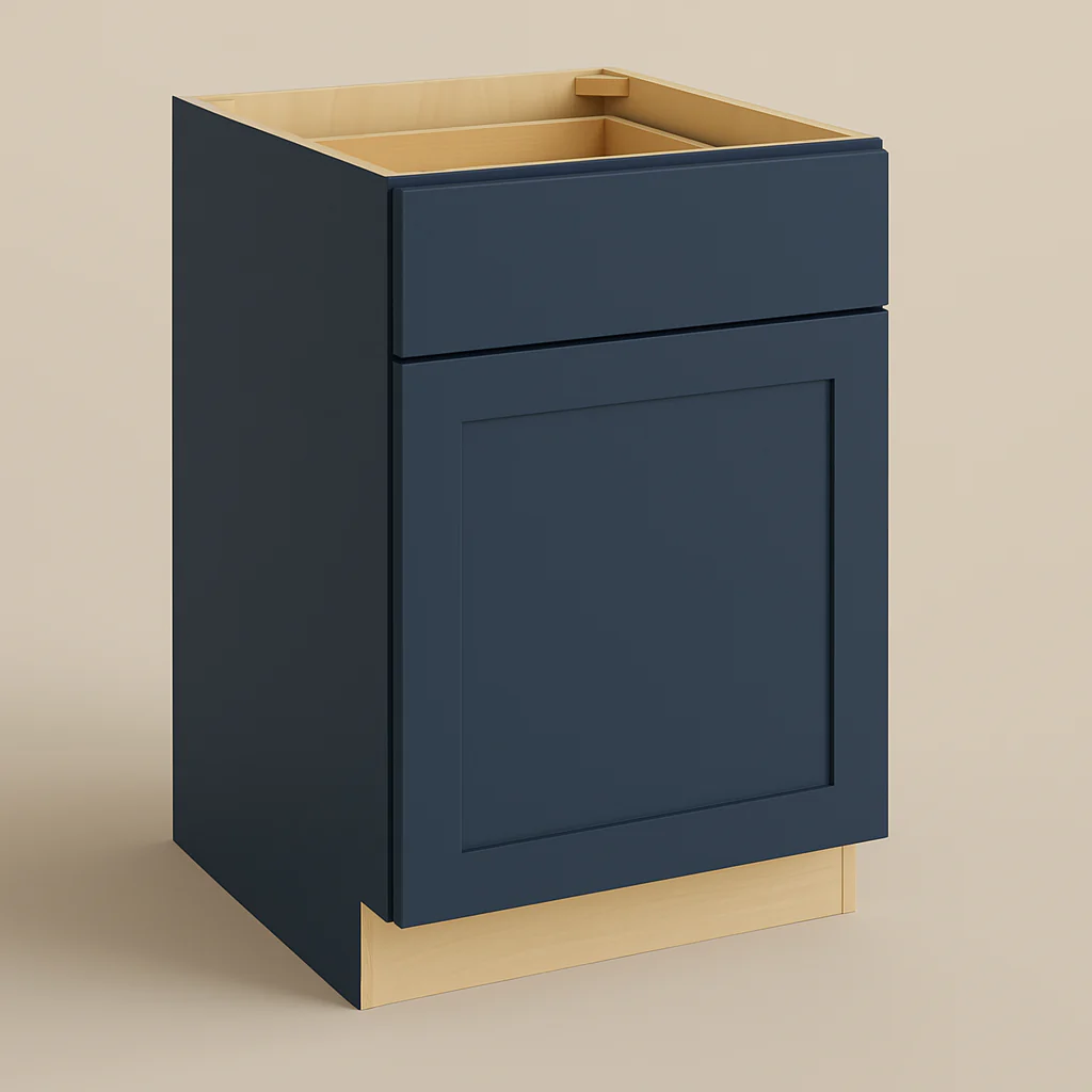 Hampton Bay Avondale 24" Ink Blue Shaker Base Kitchen Cabinet