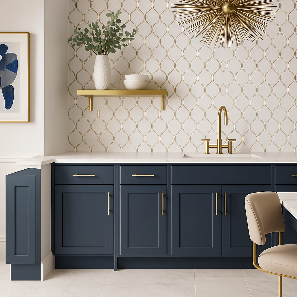 Hampton Bay Avondale 24" Ink Blue Shaker Base Kitchen Cabinet - Image 3
