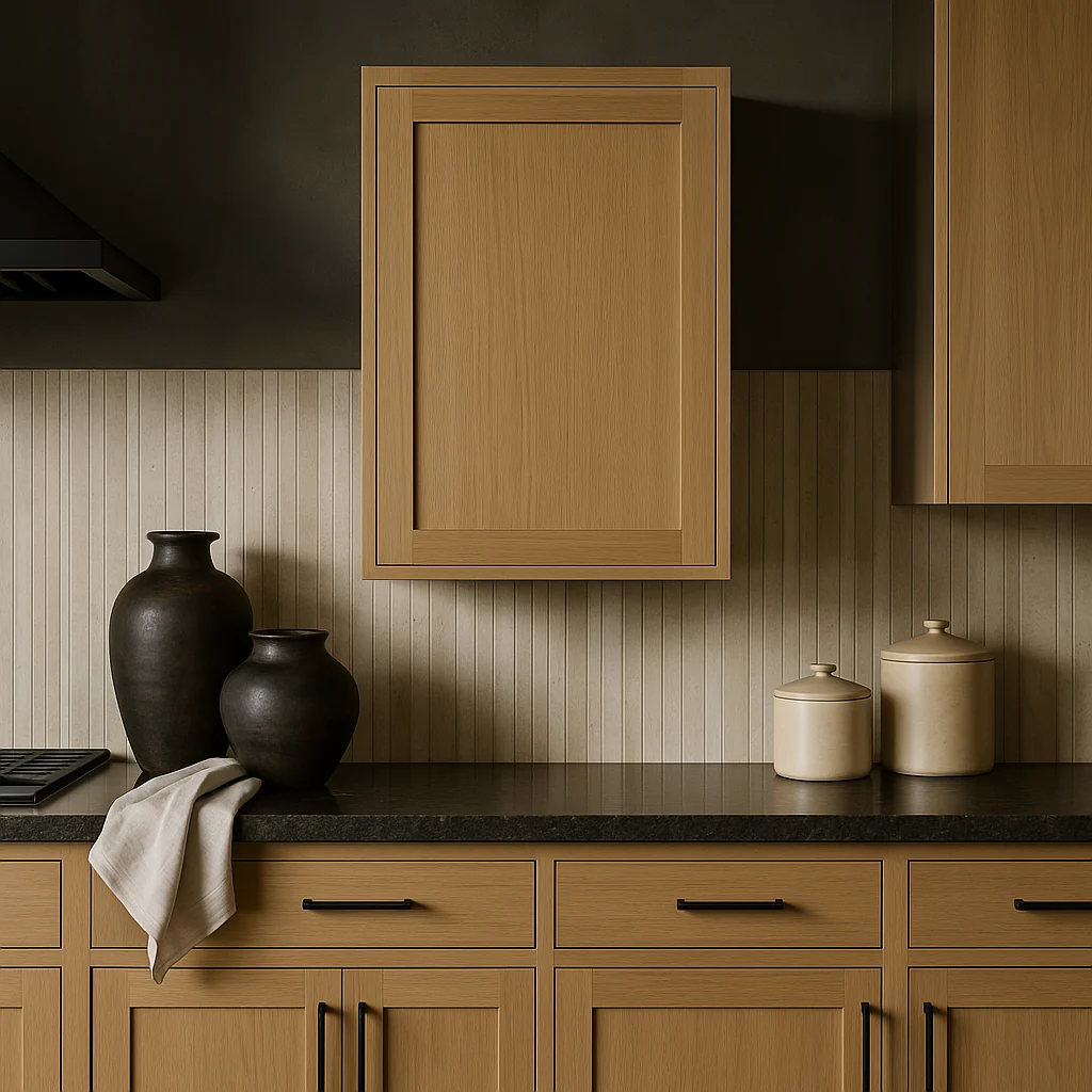 Hampton Bay Avondale 24" Shaker Wall Kitchen Cabinet in White Oak - Image 7