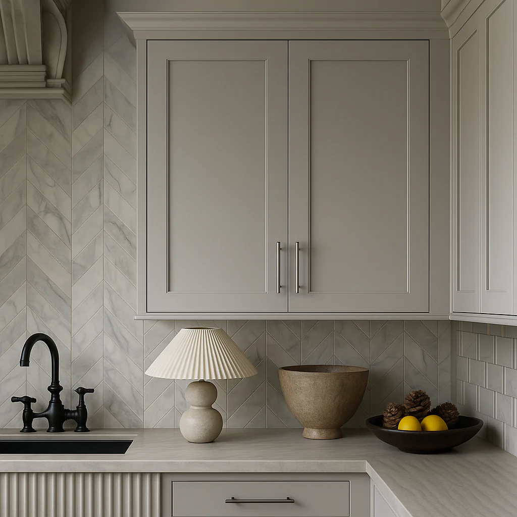 Hampton Bay Avondale 27 in. Dove Gray Shaker Wall Kitchen Cabinet - Image 3