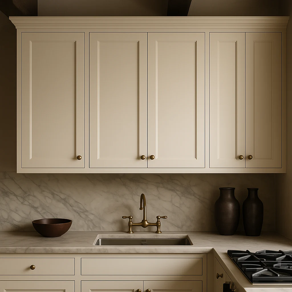 Hampton Bay Avondale 27 in. Ready to Assemble Shaker Wall Kitchen Cabinet in Antique White - Image 2