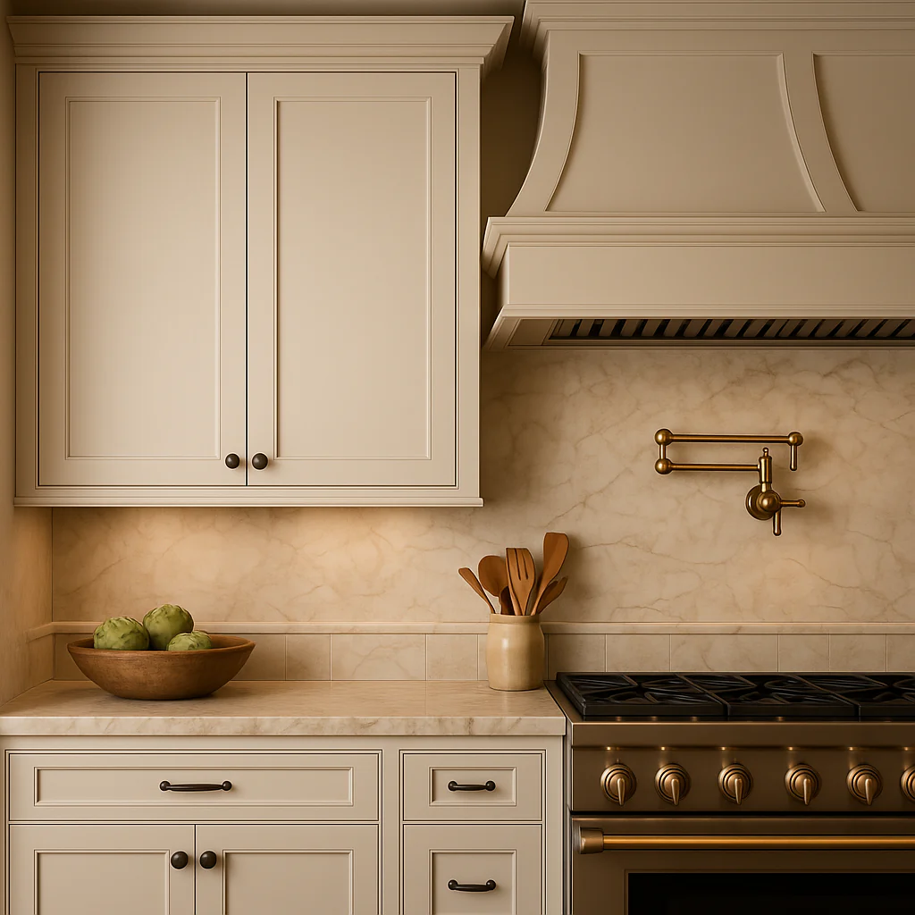 Hampton Bay Avondale 27 in. Ready to Assemble Shaker Wall Kitchen Cabinet in Antique White - Image 4