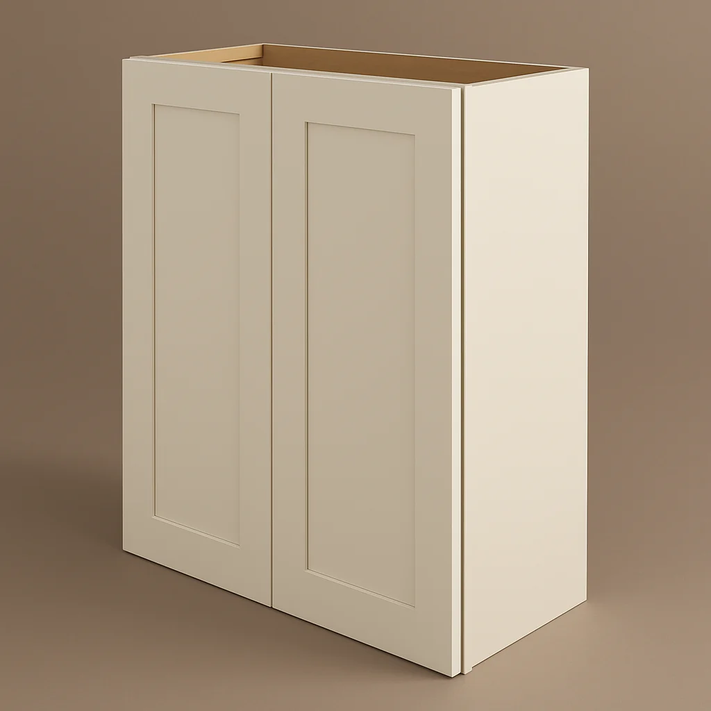 Hampton Bay Avondale 27 in. Shaker Wall Kitchen Cabinet in Antique White