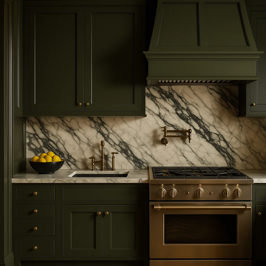 Hampton Bay Avondale 27 in. W x 12 in. D x 30 in. H Ready to Assemble Plywood Shaker Wall Kitchen Cabinet in Fern Green - Image 3