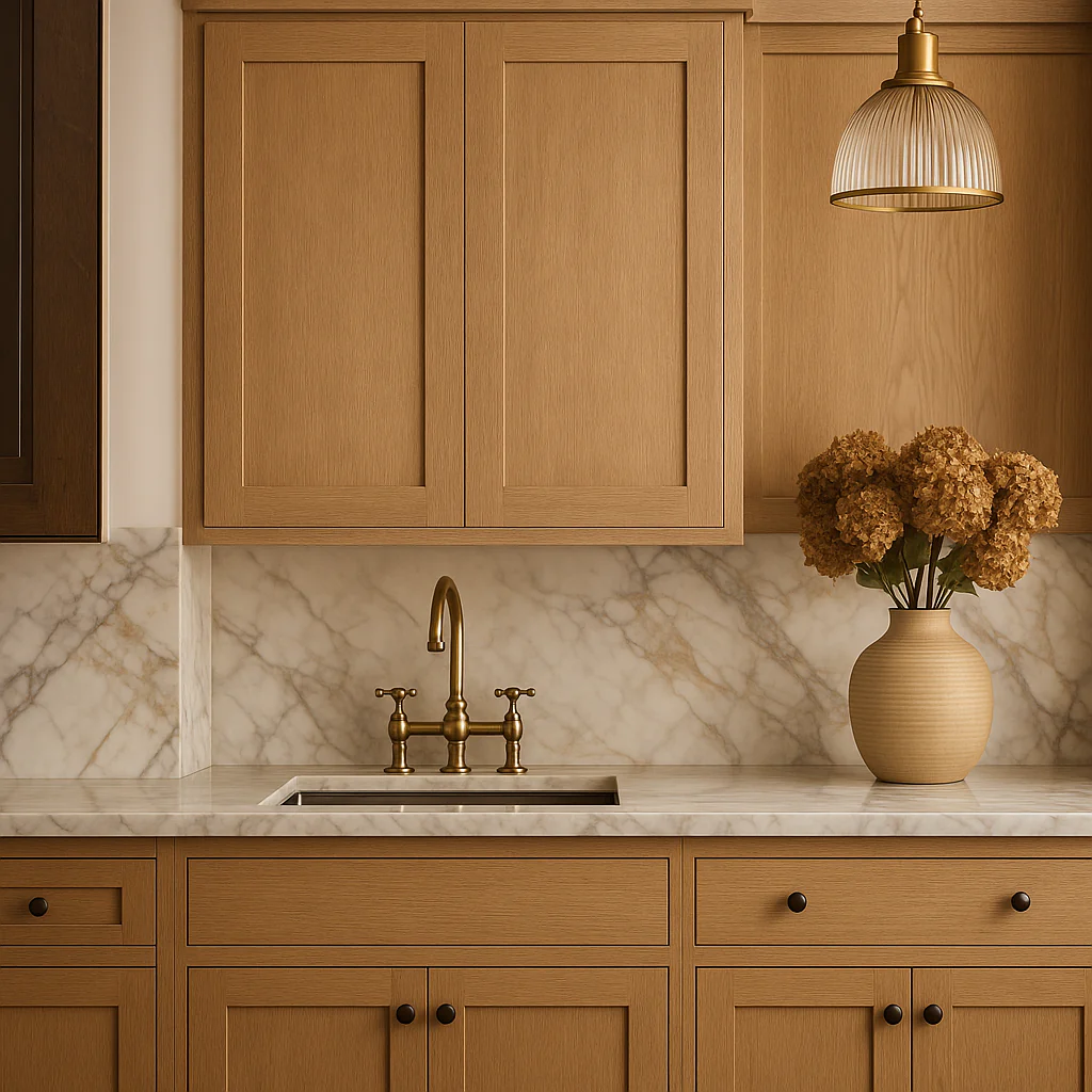 Hampton Bay Avondale 27 in. White Oak Shaker Wall Kitchen Cabinet - Image 3