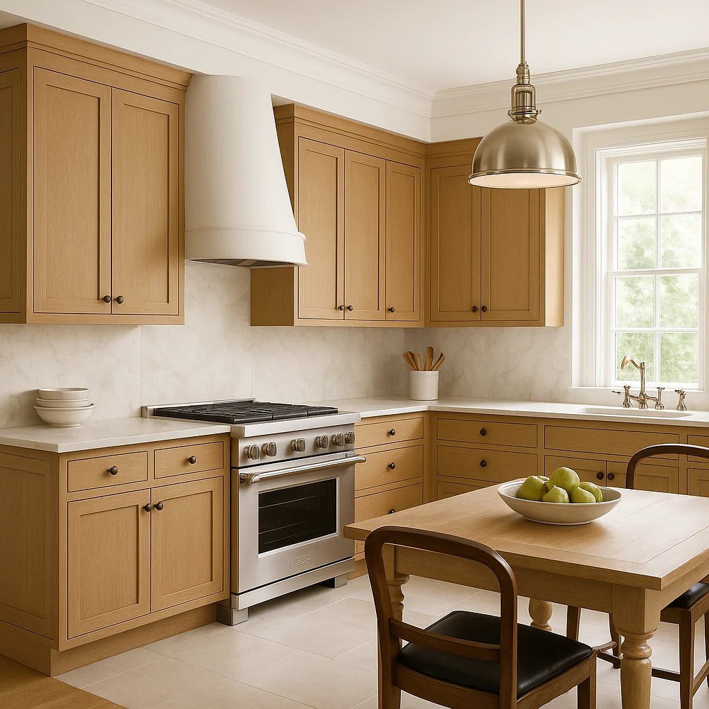 Hampton Bay Avondale 27 in. White Oak Shaker Wall Kitchen Cabinet - Image 4