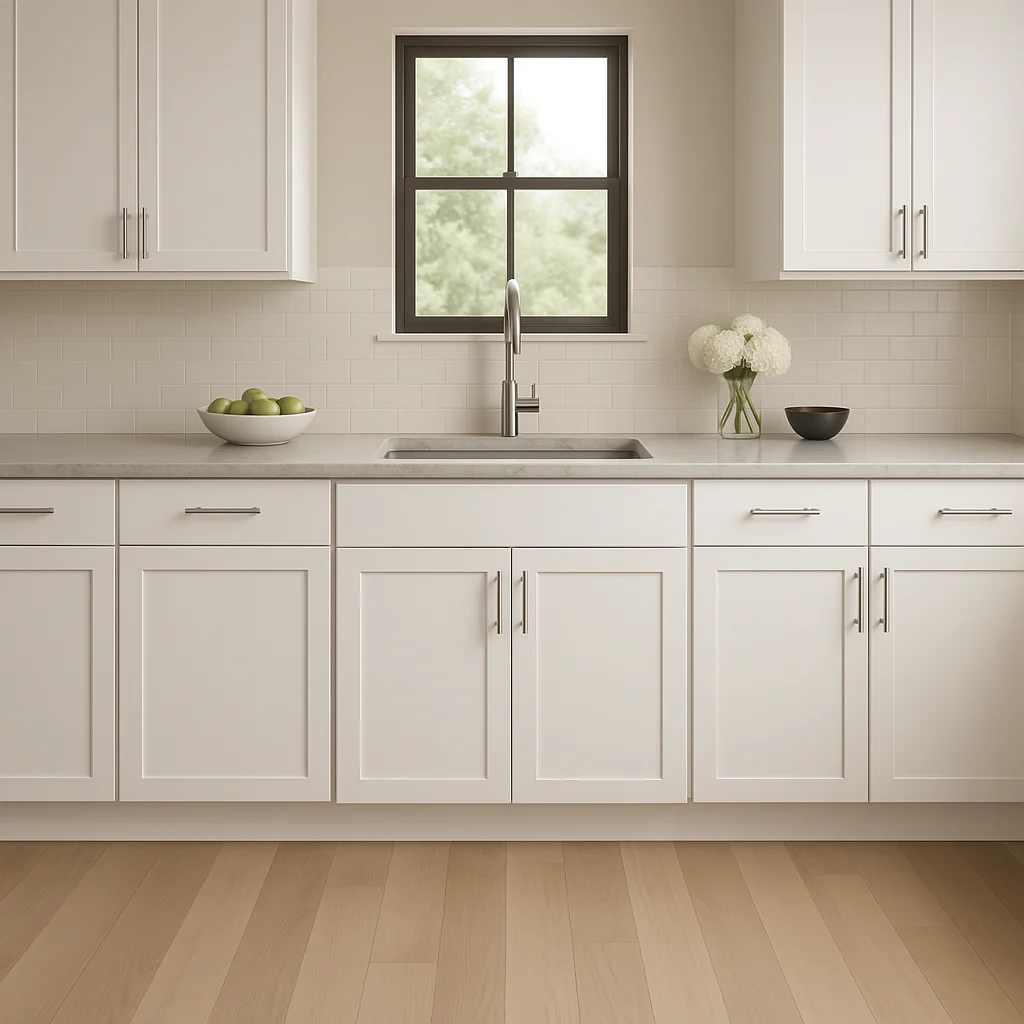 Hampton Bay Avondale 27-inch Alpine White Shaker Base Kitchen Cabinet - Image 4