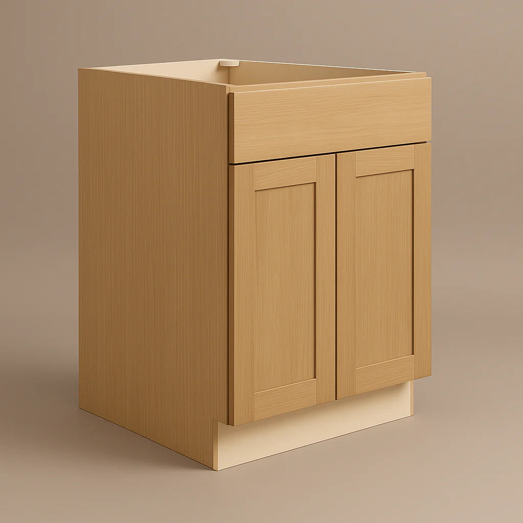 Hampton Bay Avondale 27-inch White Oak Shaker Base Kitchen Cabinet