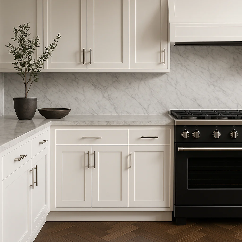 Hampton Bay Avondale 30" Alpine White Shaker Base Kitchen Cabinet - Image 2