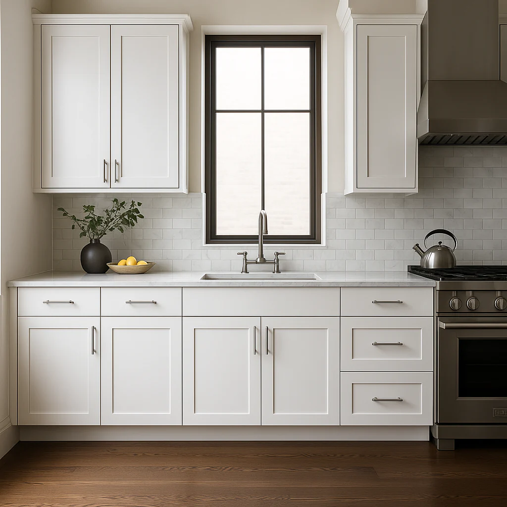 Hampton Bay Avondale 30" Alpine White Sink Base Cabinet - Ready to Assemble - Image 4