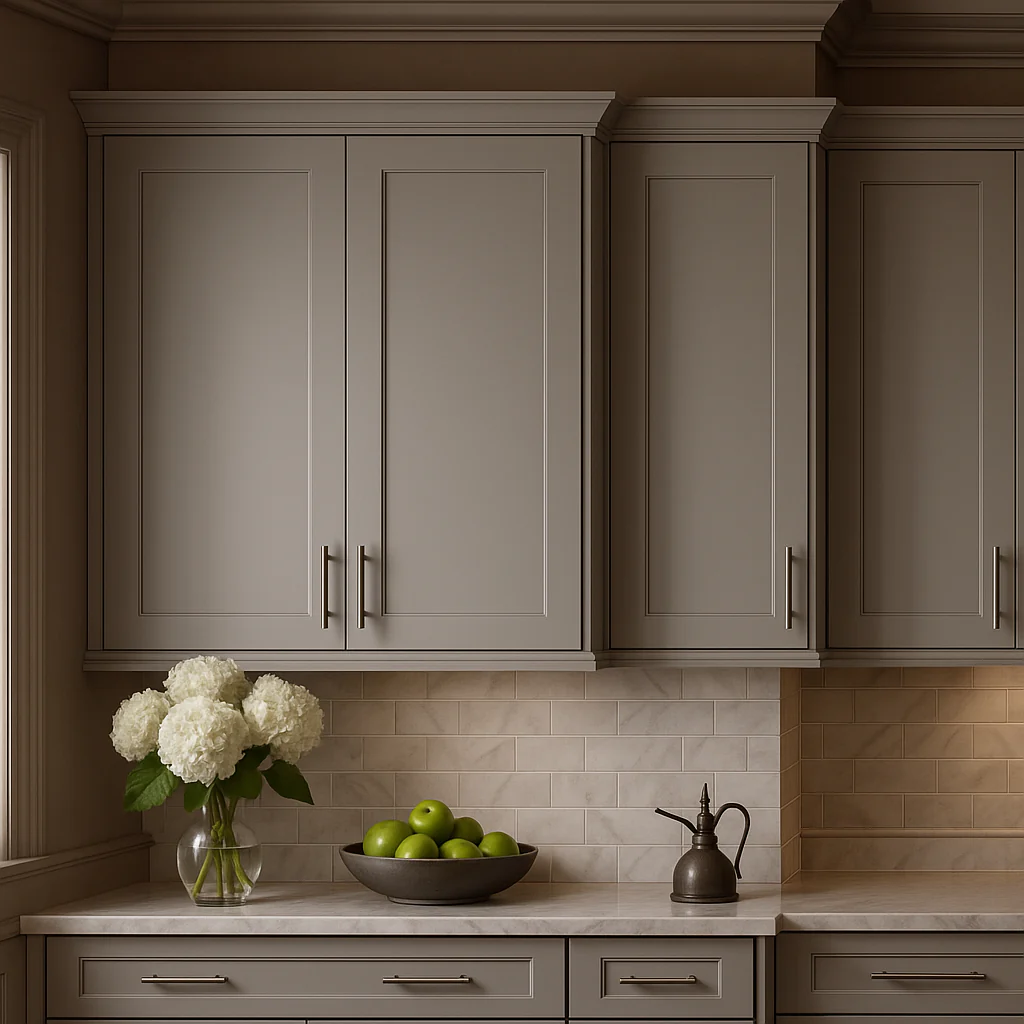 Hampton Bay Avondale 30" Dove Gray Shaker Wall Kitchen Cabinet - Image 4
