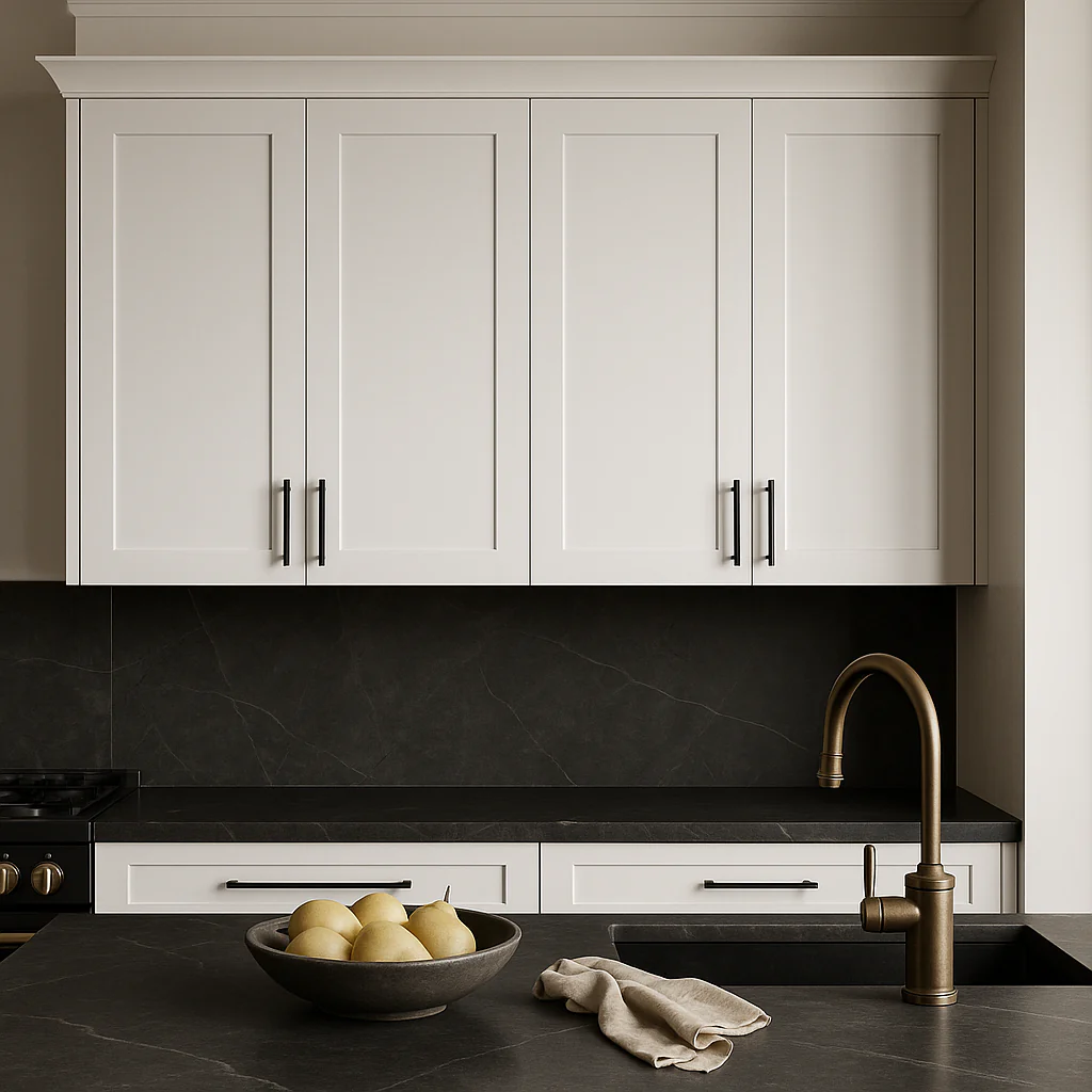 Hampton Bay Avondale 30 in. Alpine White Shaker Wall Kitchen Cabinet - Image 3