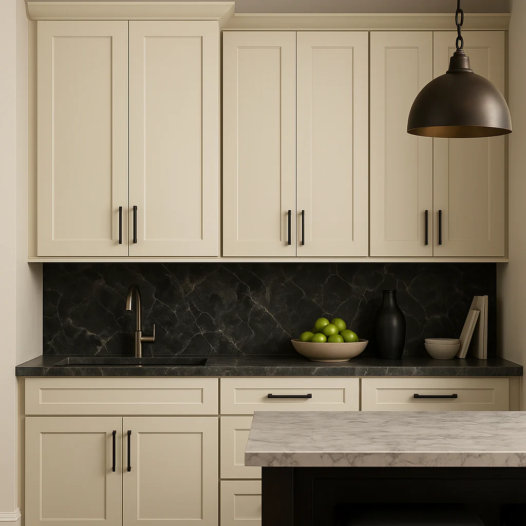 Hampton Bay Avondale 30 in. Ready to Assemble Plywood Shaker Wall Kitchen Cabinet in Antique White - Image 2