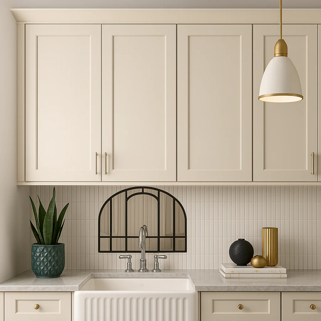 Hampton Bay Avondale 30 in. Ready to Assemble Shaker Wall Kitchen Cabinet in Antique White - Image 3