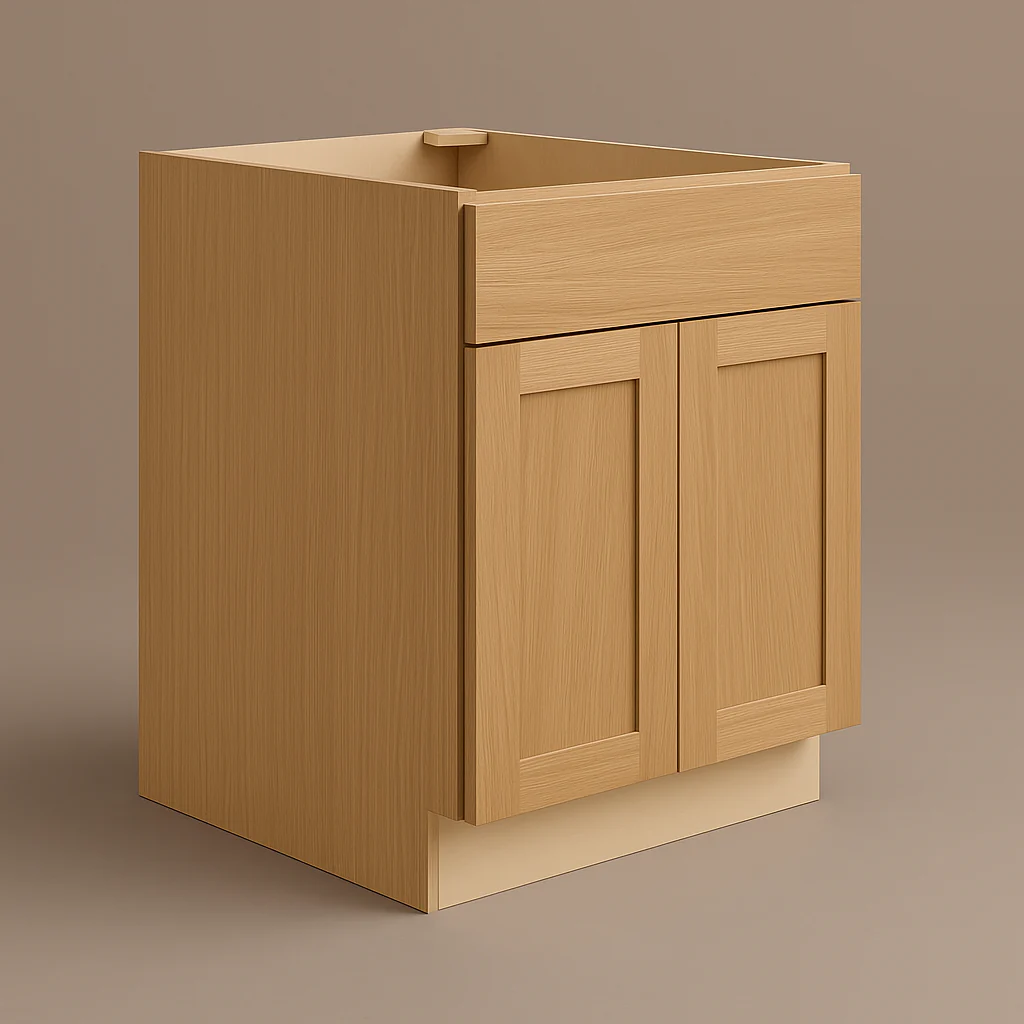 Hampton Bay Avondale 30 in. White Oak Shaker Base Kitchen Cabinet