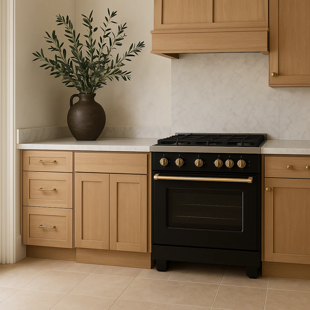 Hampton Bay Avondale 30 in. White Oak Shaker Base Kitchen Cabinet - Image 3