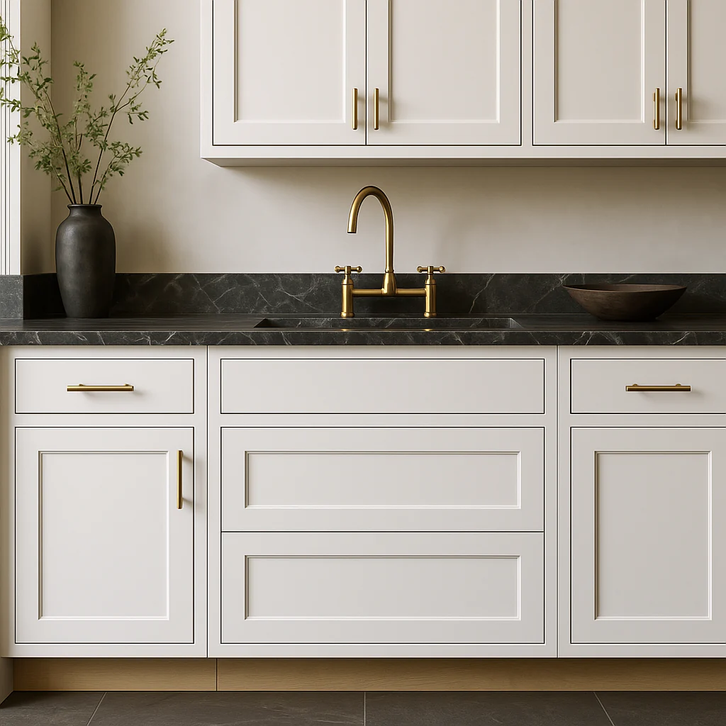 Hampton Bay Avondale 30-inch Alpine White Shaker Drawer Base Cabinet - Image 3