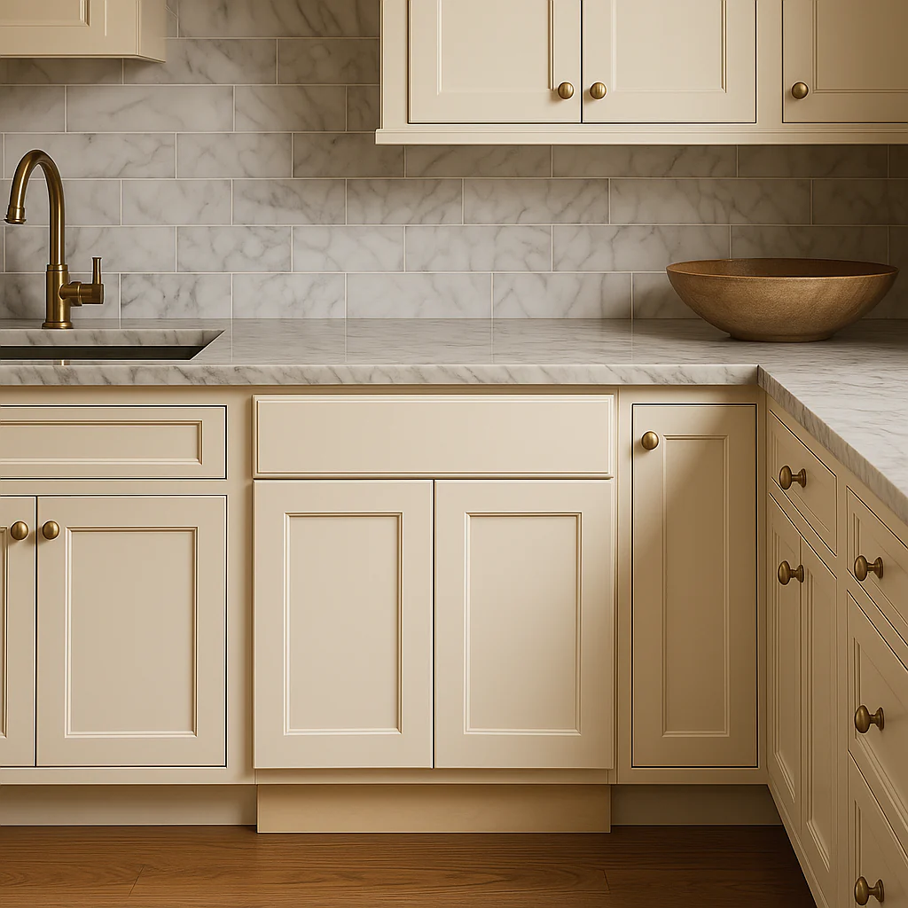 Hampton Bay Avondale 30-inch Shaker Base Kitchen Cabinet in Antique White - Image 2