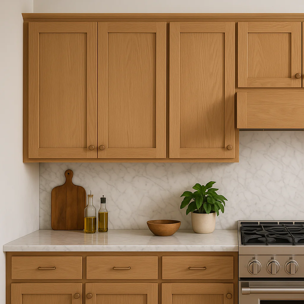 Hampton Bay Avondale 30-inch White Oak Shaker Wall Kitchen Cabinet - Image 4