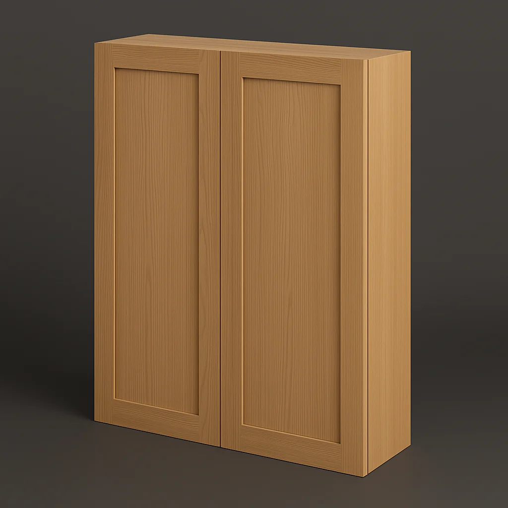 Hampton Bay Avondale 30" Shaker Wall Kitchen Cabinet in White Oak
