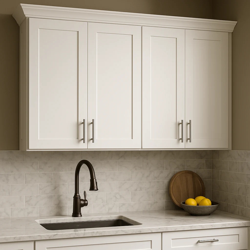 Hampton Bay Avondale 36" Alpine White Shaker Wall Kitchen Cabinet - Image 3