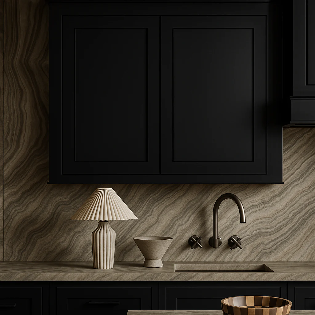 Hampton Bay Avondale 36 in. Shaker Wall Kitchen Cabinet in Raven Black - Image 4
