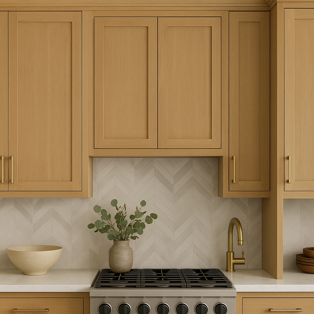 Hampton Bay Avondale 36 in. White Oak Shaker Wall Kitchen Cabinet - Image 3