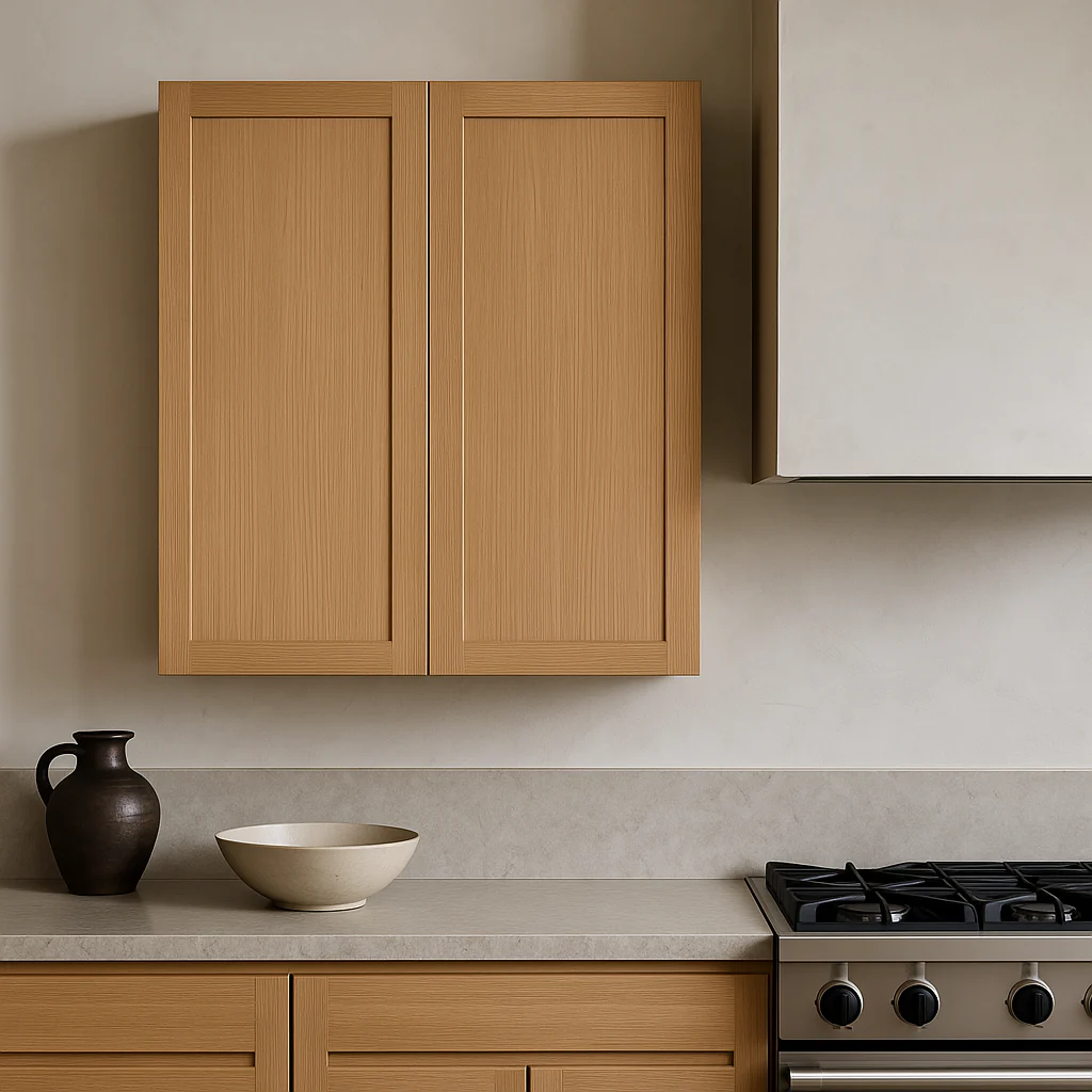 Hampton Bay Avondale 36 in. White Oak Shaker Wall Kitchen Cabinet - Image 4