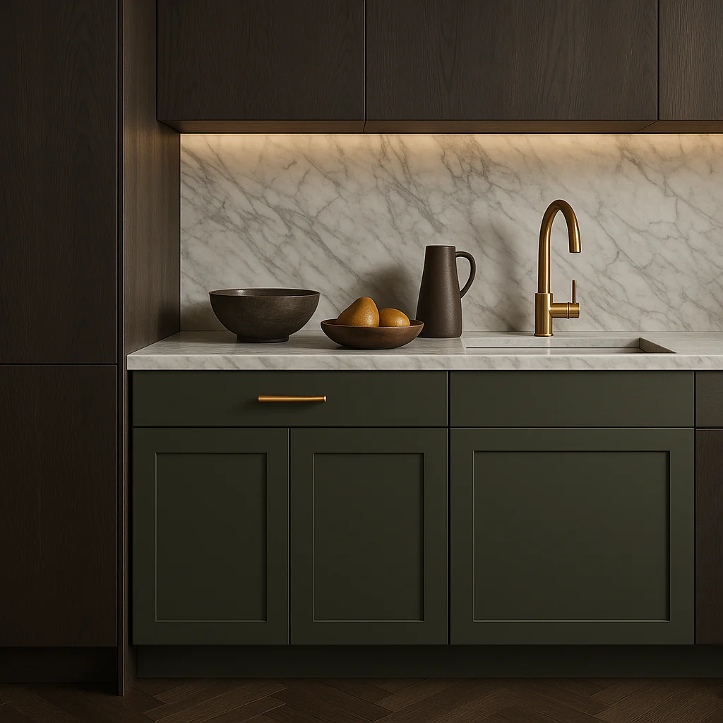 Hampton Bay Avondale 36-inch Fern Green Shaker Base Kitchen Cabinet - Image 2