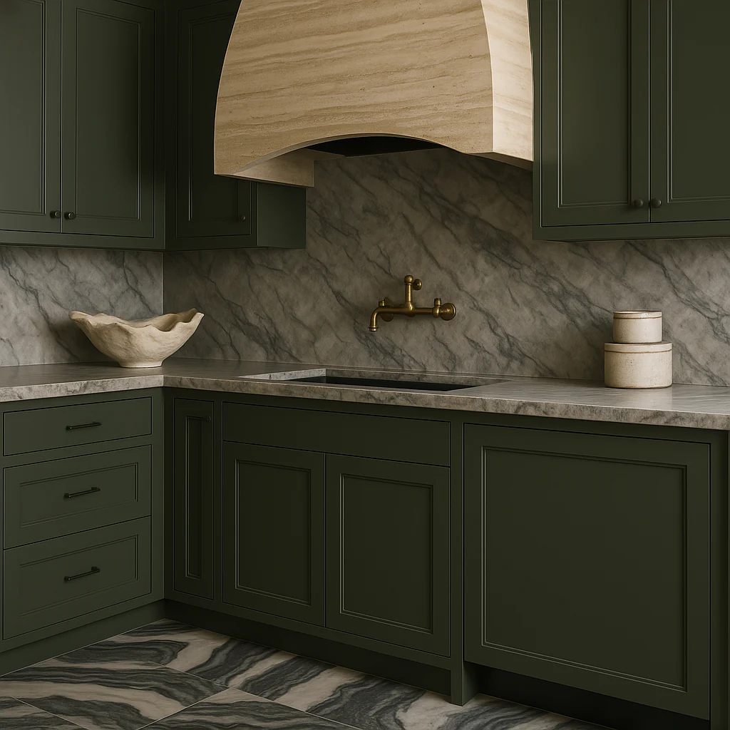 Hampton Bay Avondale 36-inch Fern Green Shaker Base Kitchen Cabinet - Image 3