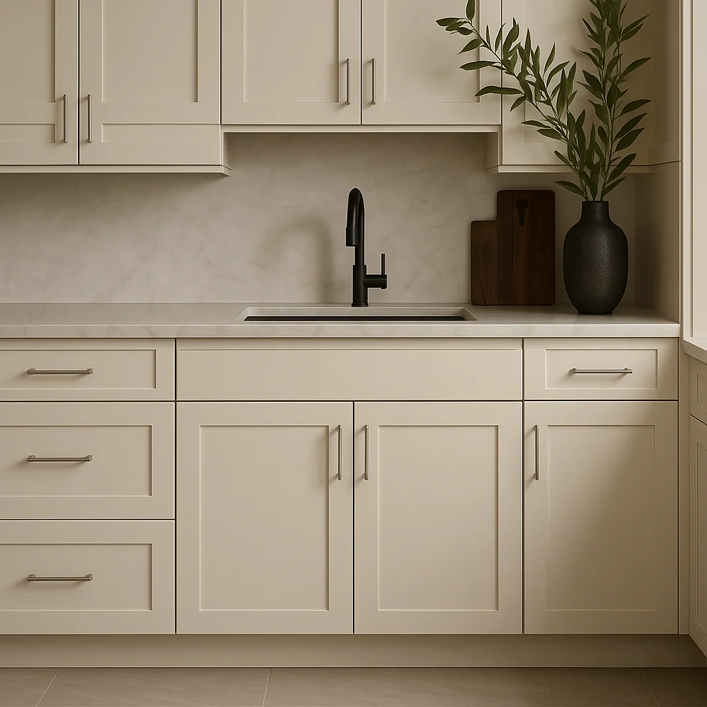 Hampton Bay Avondale 36-inch Shaker Base Kitchen Cabinet in Antique White - Image 2