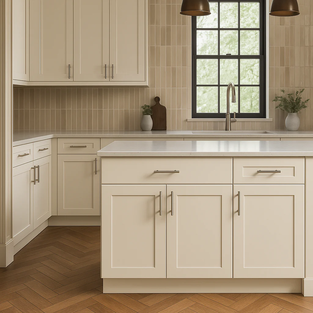 Hampton Bay Avondale 36-inch Shaker Base Kitchen Cabinet in Antique White - Image 4