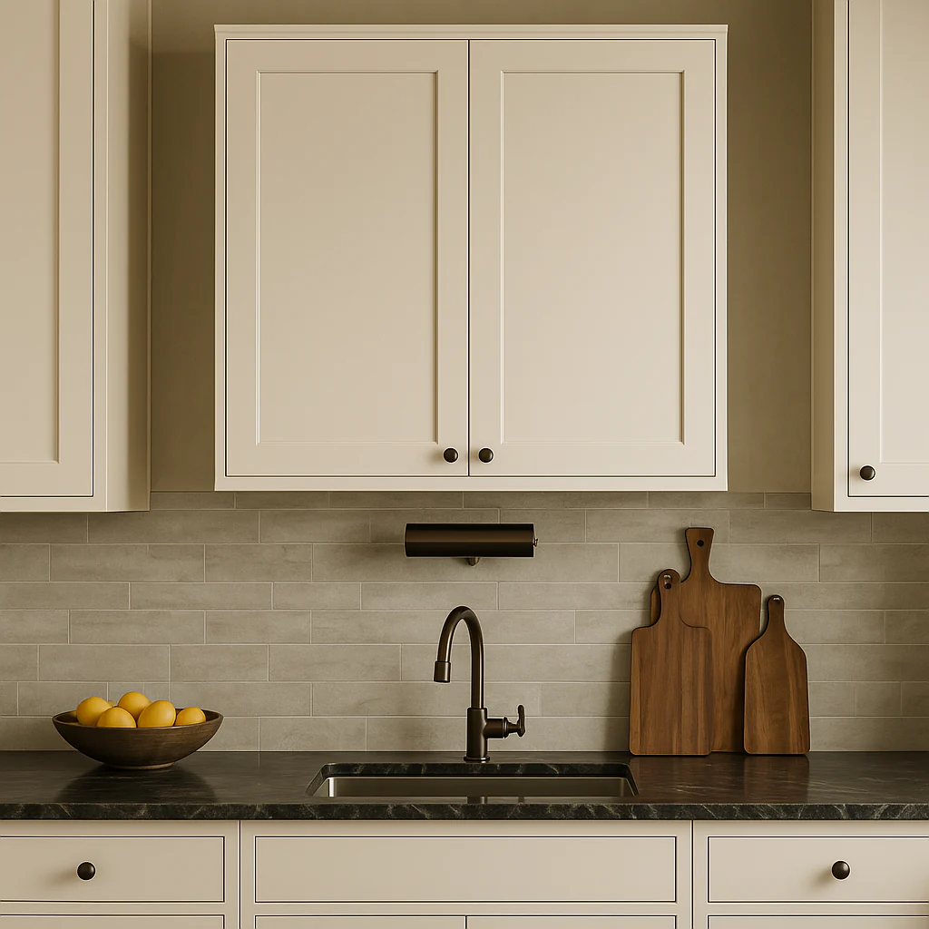 Hampton Bay Avondale 36-inch Shaker Wall Cabinet in Antique White - Image 2