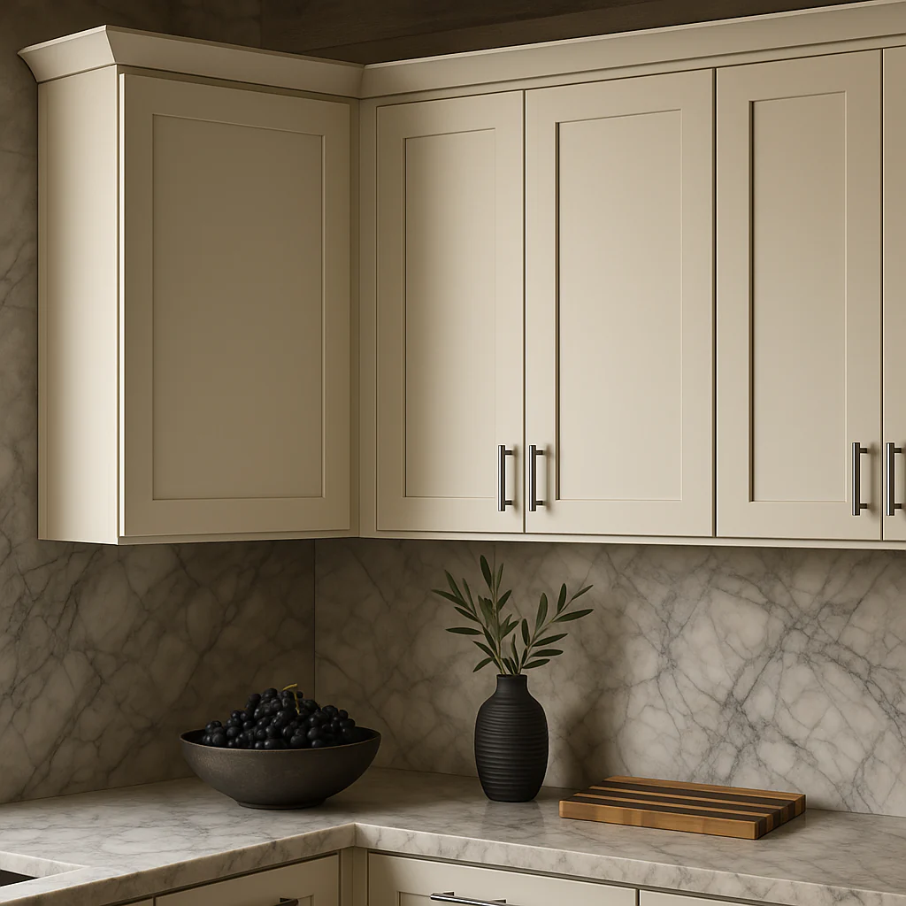 Hampton Bay Avondale 36-inch Shaker Wall Kitchen Cabinet in Antique White - Image 2