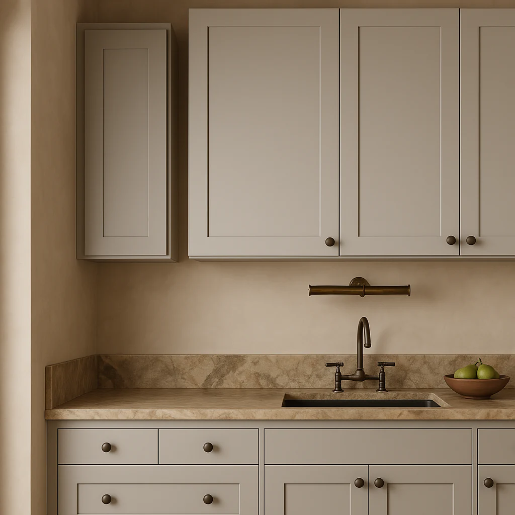 Hampton Bay Avondale 9 in. W x 12 in. D x 30 in. H Ready to Assemble Plywood Shaker Wall Kitchen Cabinet in Dove Gray - Image 3