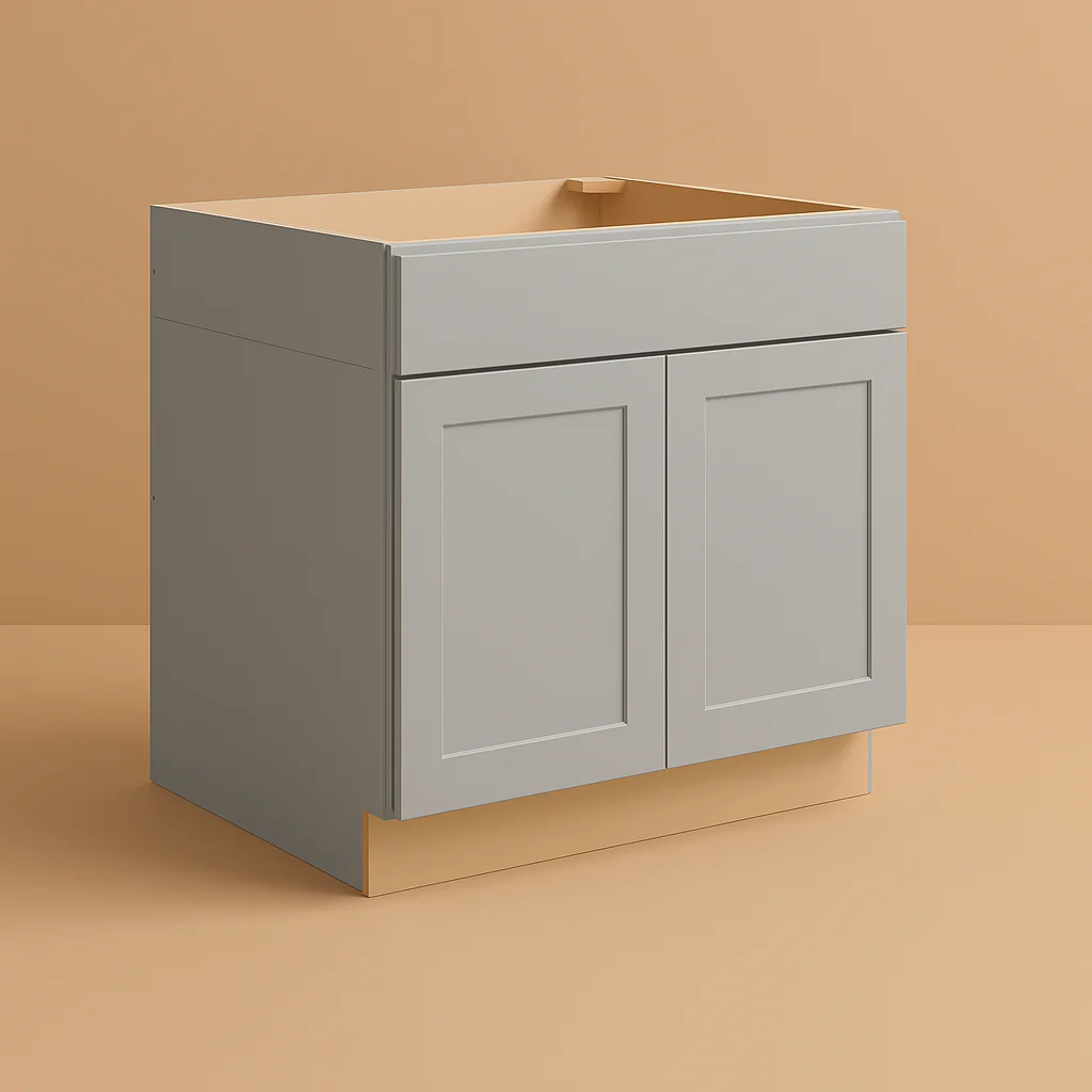 Hampton Bay Avondale ADA Sink Base Cabinet, Dove Gray, 36x24x34.5 in.