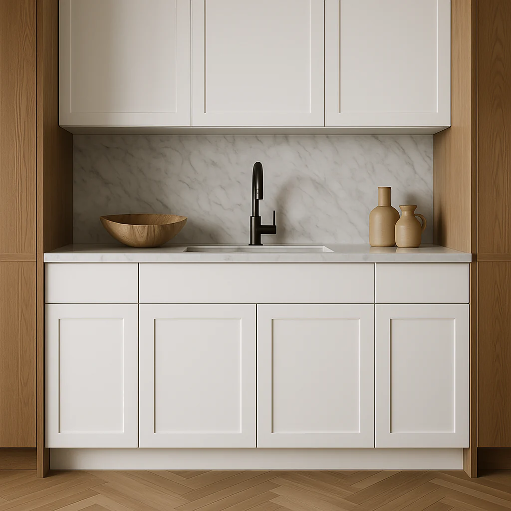 Hampton Bay Avondale ADA Sink Base Kitchen Cabinet, Alpine White - Image 3
