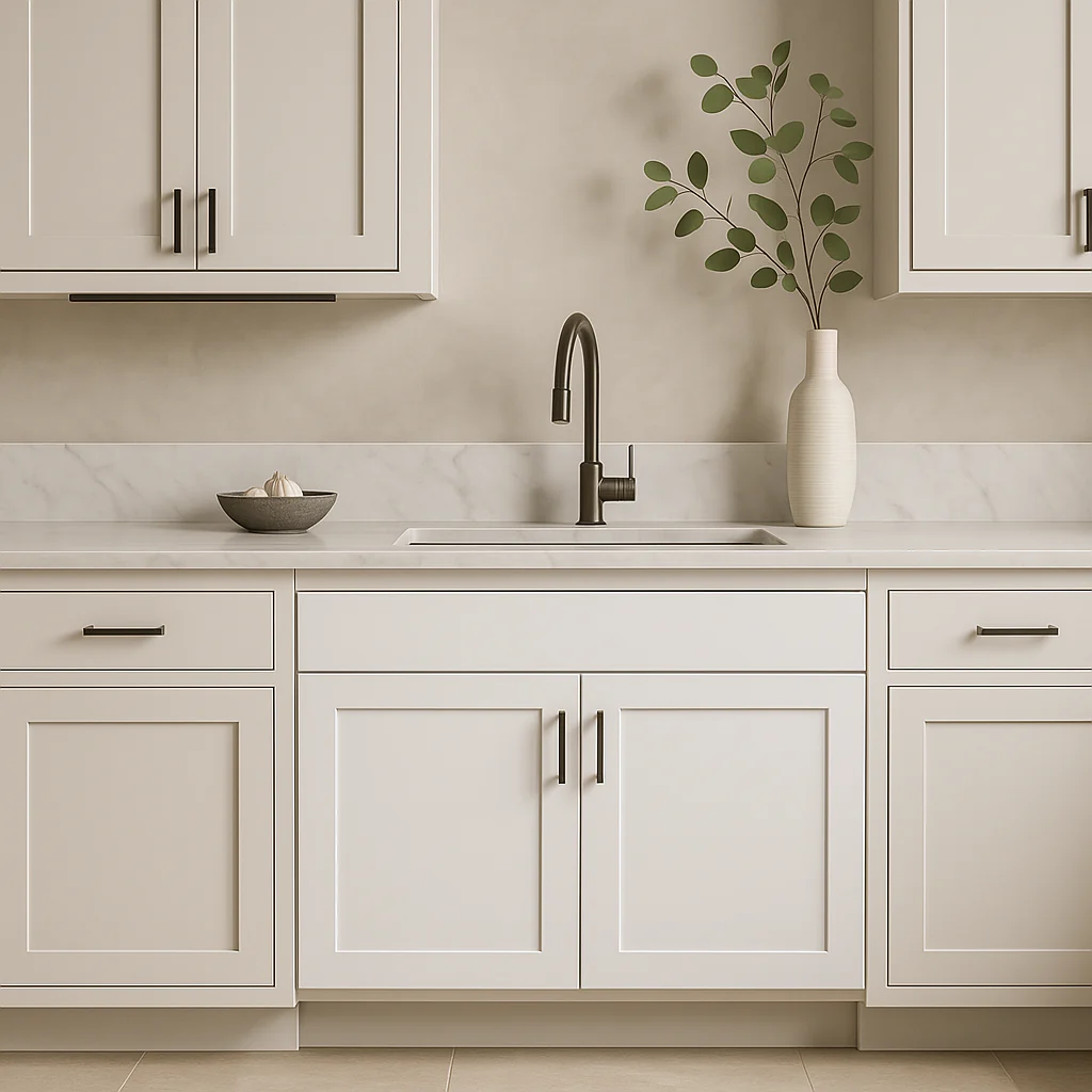 Hampton Bay Avondale ADA Sink Base Kitchen Cabinet, Alpine White - Image 4