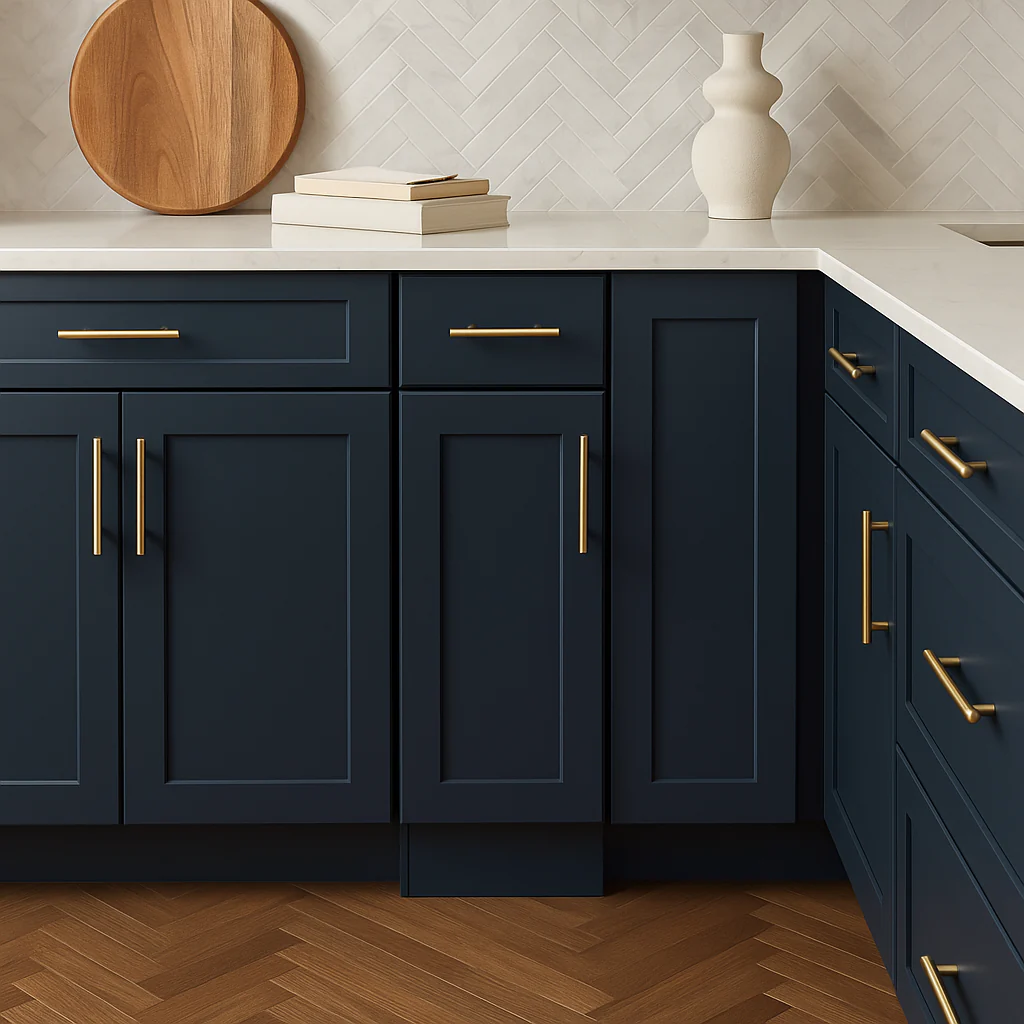 Hampton Bay Avondale Ink Blue Shaker Base Kitchen Cabinet - 12x24x34.5 in. - Image 4