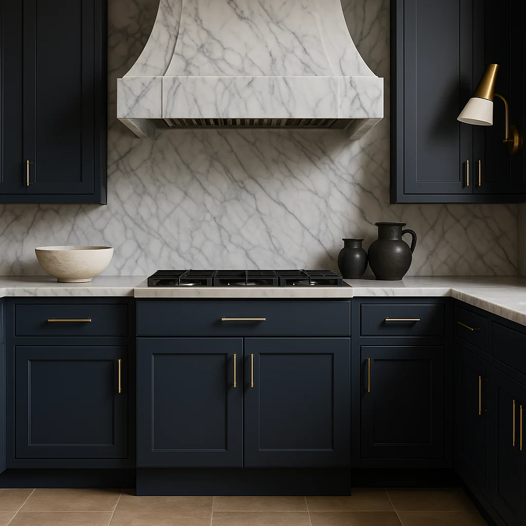 Hampton Bay Avondale Ink Blue Shaker Base Kitchen Cabinet, 30 in. W x 24 in. D x 34.5 in. H - Image 4